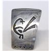 Image 1 : Hopi Sterling Silver Stylized Bird Bolo Slide