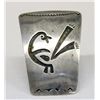 Image 2 : Hopi Sterling Silver Stylized Bird Bolo Slide