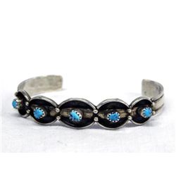 Navajo Sterling Turquoise Bracelet