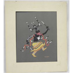 Silkscreen Print  Apache Gan Dancer - Allan Houser