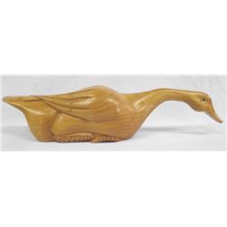 Carved Wood Goose
