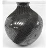 Image 1 : Mata Ortiz Textured Black Jar - Lucie Sete