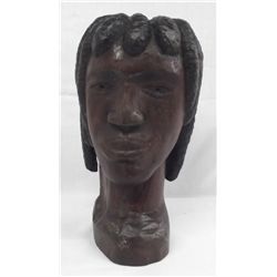 African Carved Wooden Sculpture - Edgar Graham