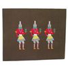 Image 1 : Cross Stitch Panel of 3 Native American Kachinas