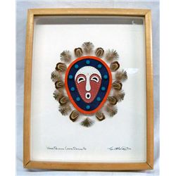 Ceramic Mask-Water Drinking Coyote Dancer - Banks