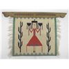 Image 1 : Chimayo Textile Wall Hanging with Wooden Hanger