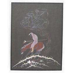 Original Navajo Painting-Charley Yazzie