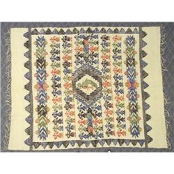 Large Mexican Made Figural Blanket