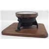 Image 3 : Antique Ship Compass on Walnut Base