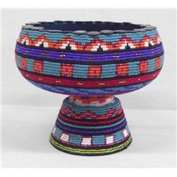 Large Beaded Bowl - Kills Thunder