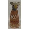 Image 1 : Vintage Mexican Pottery Owl Figure Bell