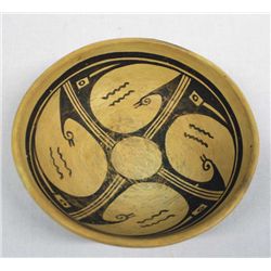 1940 Hopi Parrot Tadpole Black on Cream Bowl