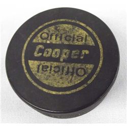 Vintage Official Cooper Hockey Puck-Czeckoslovokia