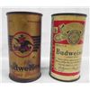 Image 1 : Rare Flat Top Budweiser Unopened Cans