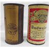 Image 2 : Rare Flat Top Budweiser Unopened Cans