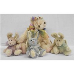 Annette Funicello Collectible Bear and 3 Bunnies