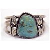 Image 1 : Navajo Sterling Silver Hatchita Turquoise Bracelet
