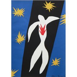 Henri Matisse "La Chute D'icare" (The Fall Of Icarus) Lithograph