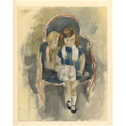 Pascin "Jeanie Warnod" Lithograph