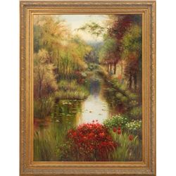 "LILY PADS" - ORIGINAL OIL ON CANVAS