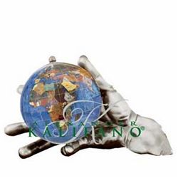 Kalifano Gemstone Globe World In Hand