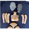 Image 2 : VINTAGE 60's FEMALE LIFE SIZE PUPPET PART CASTINGS COLLECTION