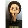 Image 1 : VINTAGE GHOST OF DANIEL BOONE DAVY CROCKET SKULL HEAD WITH FAUX RACCOON SKIN HAT HORROR PROP