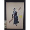 Image 1 : 1973 DISNEY ON PARADE MARY POPPINS HAND DRAWN WARDROBE COSTUME CONCEPT ORIGINAL ARTWORK