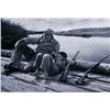 Image 1 : Robert Capa Ernest Hemingway and His Son Gregory, Sun Valley, Idaho gelatin silver print 9 x 13 in.