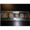 Image 2 : Set of 1910 Coins from 1 cent to Silver Barber  Half Dollar