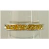 Image 1 : 12.50 CTW CITRINE RING .925 STERLING SILVER