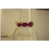 Image 1 : 19.40 ctw Ruby DIAMOND  Ring .925 Sterling Silver