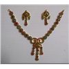 Image 1 : 157.15 CTW GOLD PLATED EMERALD/SAPPHIRE/RUBY NECKLACE A