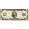 Image 1 : 1914 $5 Federal Reserve Note, G-VG