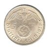 Image 1 : Germany Third Reich 5 reichsmark, 1936-1939, VF-AU, KM9