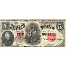 1907 $5 Legal Tender Note, VF