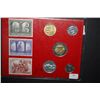 Image 2 : Souvenir Vaticano Coin Collection With Original Vatican Postal Stamp Collection; Lot of 5 Coins & 6 