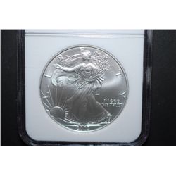 2003 US Silver American Eagle $1; 1 Oz. Fine Silver; NGC Graded MS69; EST. $45-55