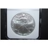 Image 1 : 2003 US Silver American Eagle $1; 1 Oz. Fine Silver; NGC Graded MS69; EST. $45-55