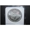 Image 2 : 2003 US Silver American Eagle $1; 1 Oz. Fine Silver; NGC Graded MS69; EST. $45-55