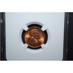 1945 US Lincoln Wheat Back Penny; NGC Graded MS66 RD; EST. $25-35
