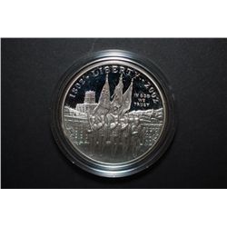 2002-W US Military Academy Bicentennial Commemorative Silver $1 Proof In Velvet Box With COA Include