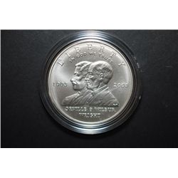 2003-P US First Flight Centennial Commemorative Silver $1 In Display Box With COA Included; 90% Silv