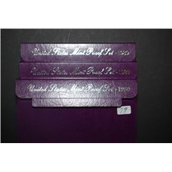 1989-S US Proof Set; Lot of 3; EST. $25-30