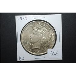 1924 US Peace $1; BU; EST. $40-50