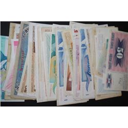Foreign Bank Notes; Various Dates, Conditions & Denominations; Lot of 100; EST. $100-150