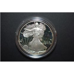 1988-S US Silver American Eagle $1 Proof In Velvet Box With COA Included; 99.9% Silver 1 Oz.; EST. $