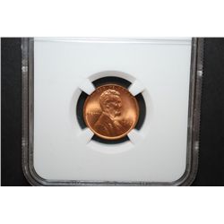 1945 US Lincoln Wheat Back Penny; NGC Graded MS66 RD; EST. $25-35