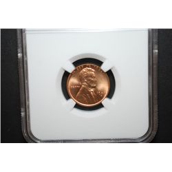 1944-D US Lincoln Wheat Back Penny; NGC Graded MS66 RD; EST. $25-35