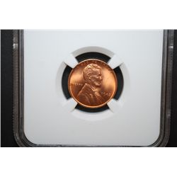 1945 US Lincoln Wheat Back Penny; NGC Graded MS66 RD; EST. $25-35